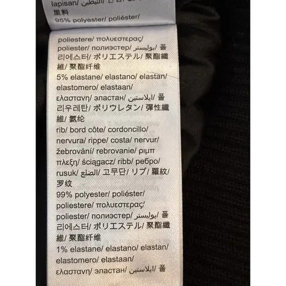 NWT Calvin Klein Jeans Black Faux Fur Vest Size Large - Picture 10 of 11